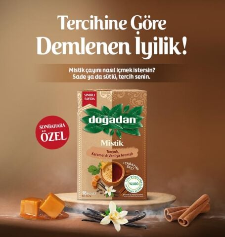 Doğadan 15 Paket Mistik Poşet Çay 18'li ve Rosie