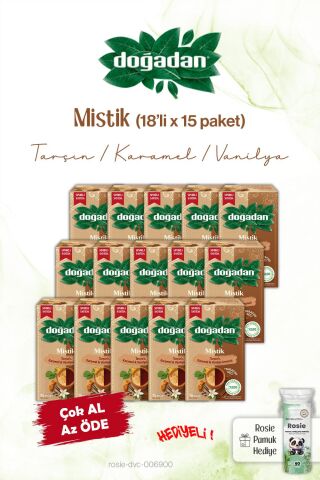 Doğadan 15 Paket Mistik Poşet Çay 18'li ve Rosie