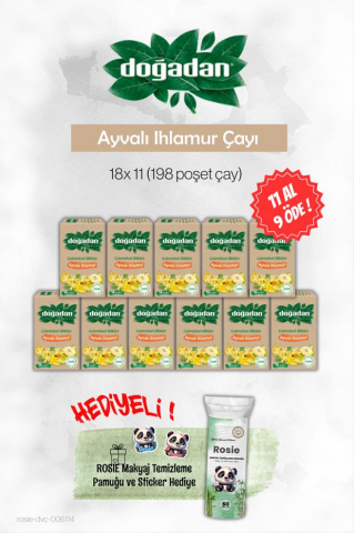 Doğadan Ayvalı Ihlamur Çayı 11 AL 9 ÖDE ve Rosie
