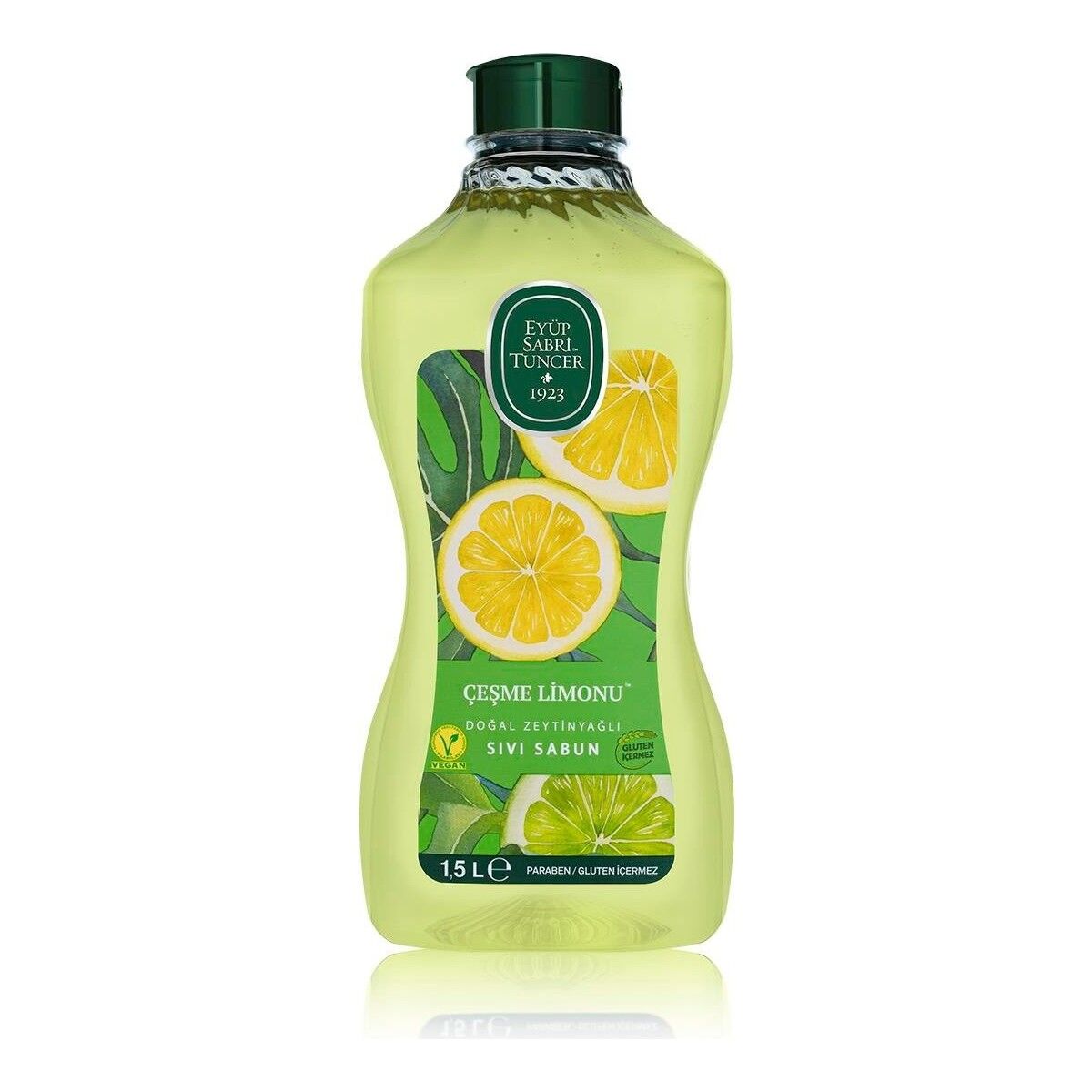 Eyüp Sabri Tuncer Çeşme Limonu Doğal Zeytinyağlı Sıvı Sabun 1.5 Lt