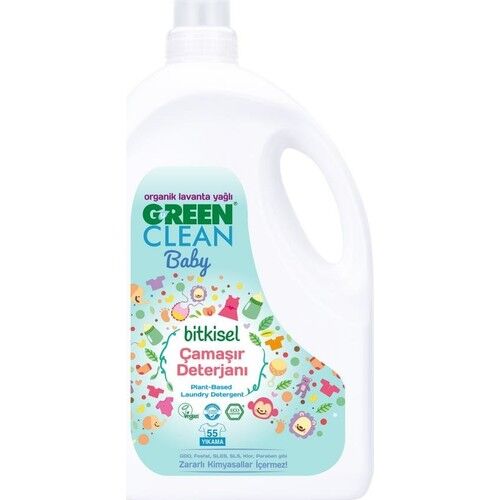 Green Clean Baby Bitkisel Çamaşır Deterjanı Lavanta Yağlı 2750 ml