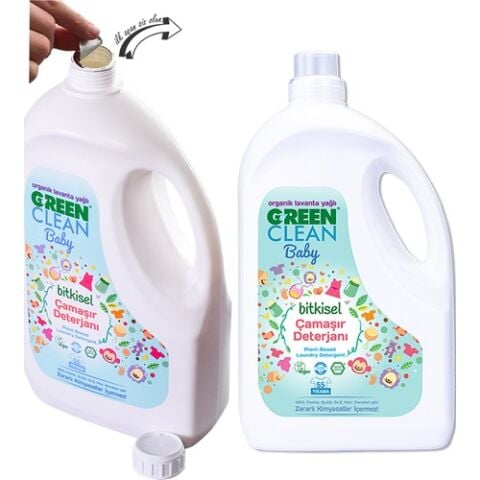 Green Clean Baby Bitkisel Çamaşır Deterjanı Lavanta Yağlı 2750 ml