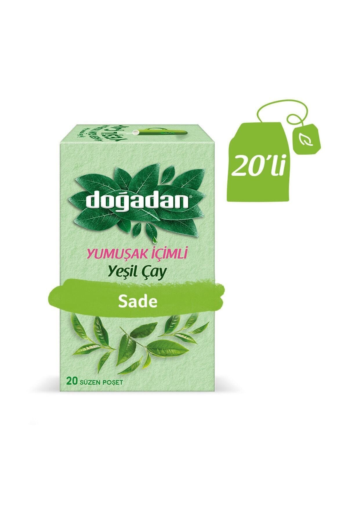 Doğadan Yeşil Çay Yumuşak İçimli 20'li