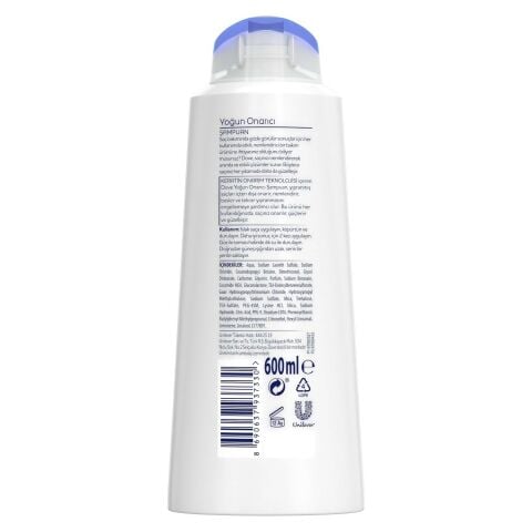 Dove Yoğun Onarıcı Saç Bakım Şampuanı 600 ML