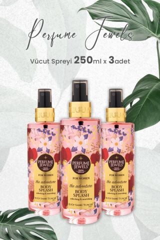 Eyüp Sabri Tuncer Body Splash The Adventure 250 ml x 3 Adet