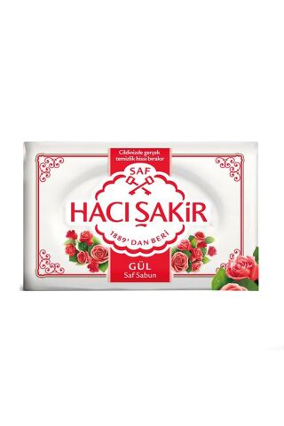 Hacı Şakir Banyo Sabunu Gül 150 gr Tekli Sabun 10'lu Paket