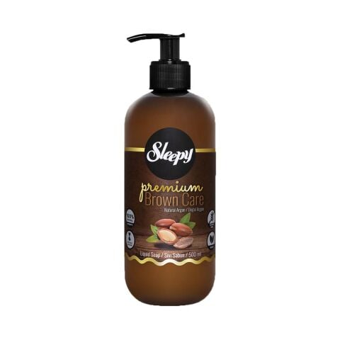 Sleepy Premium Brown Care Sıvı Sabun Argan 500 ml