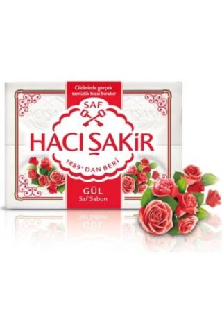 Hacı Şakir Banyo Sabunu Gül 600 gr X 3 Adet
