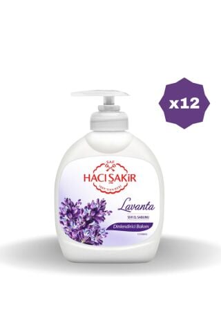 Hacı Şakir Lavanta Sıvı Sabun 300 Ml - (12 Adet)