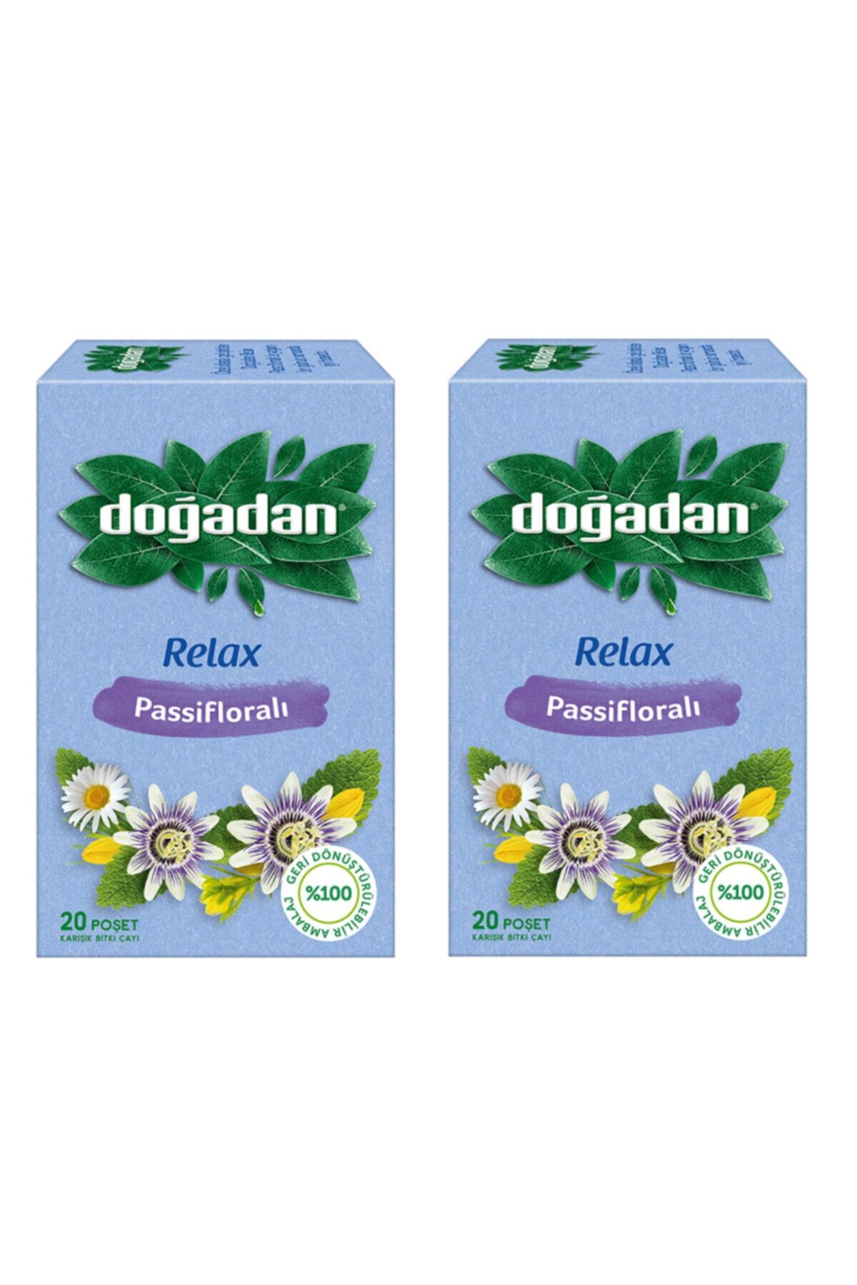 Doğadan Relax Passifloralı Bitki Çayı 20'Li