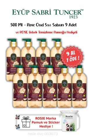 9 AL 7 ÖDE Rose Oud Sıvı Sabun 500 ML ve ROSIE Hediyeli