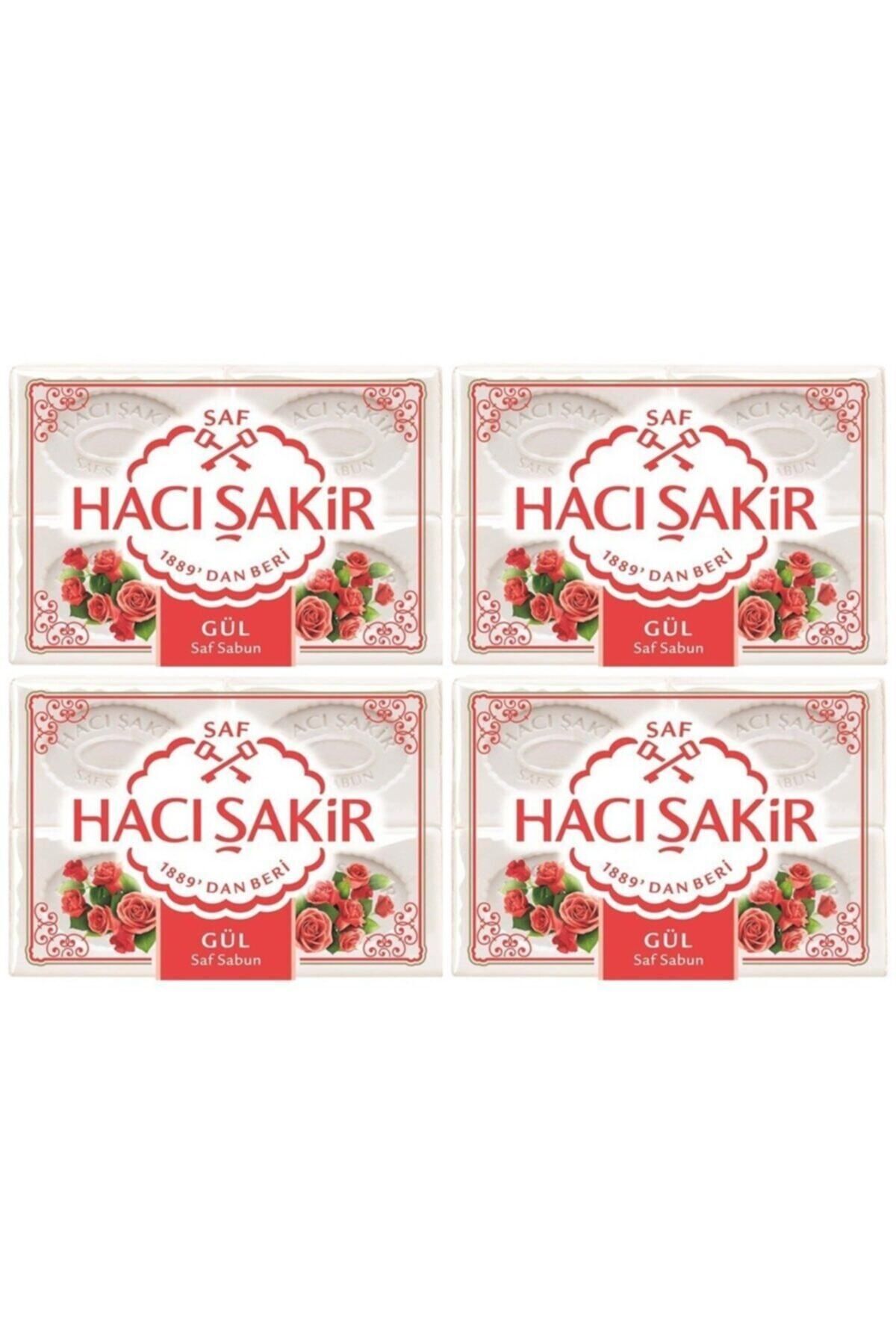 Hacı Şakir Banyo Sabunu Gül 600 gr X 4 Adet