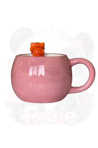 Tilki Figürlü 3D Seramik Kupa 350 ml