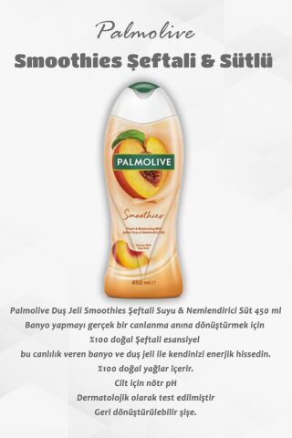 Palmolive Smoothies 2'li 450 ml Duş Jeli, Rosıe Pamuk Hediye