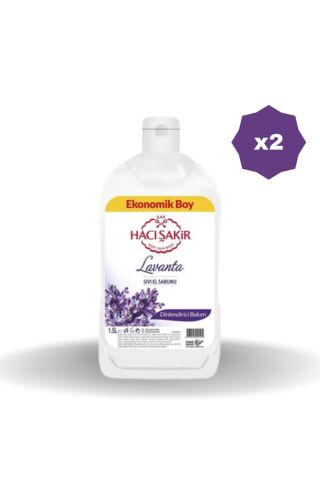 Hacı Şakir Lavanta Sıvı Sabun 1500 ML - (2 ADET)