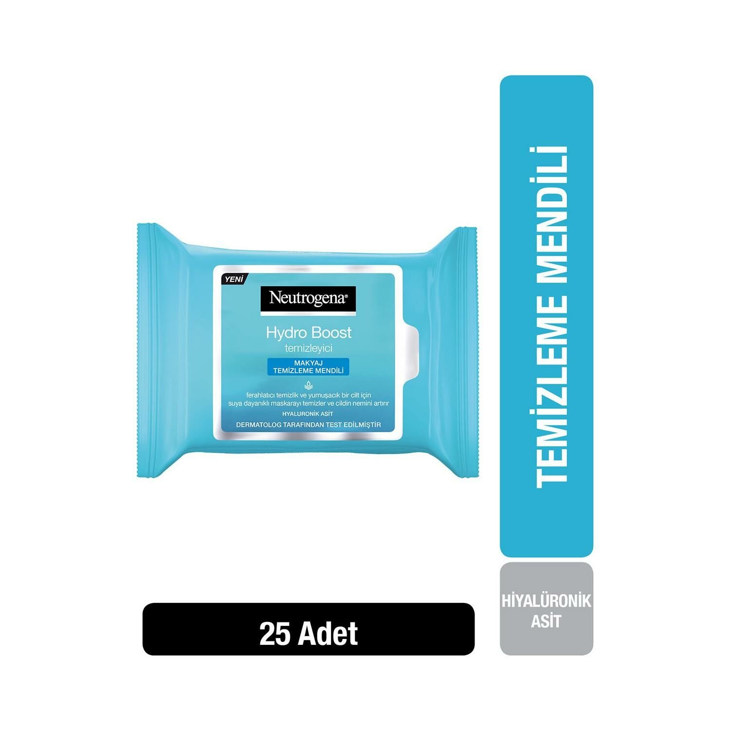 Neutrogena Hydro Boost Makyaj Temizleme Mendili 25' li