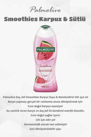 450 Ml Duş Jeli Smoothies Karpuz Ve Sütlü 5 Al 4 Öde