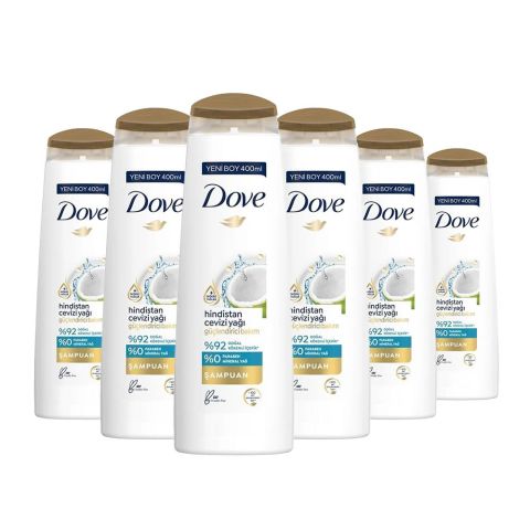 Dove Saç Bakım Şampuanı Hindistan Cevizi Yağı x 6