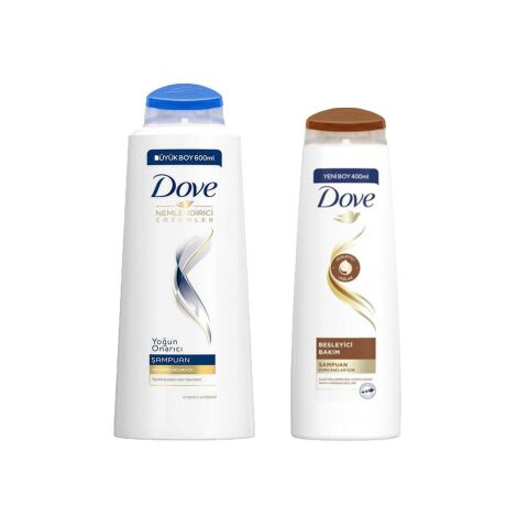 Dove Bakım Şampuanı Yoğun Onarıcı ve Besleyici Bakım Kuru Saçlar