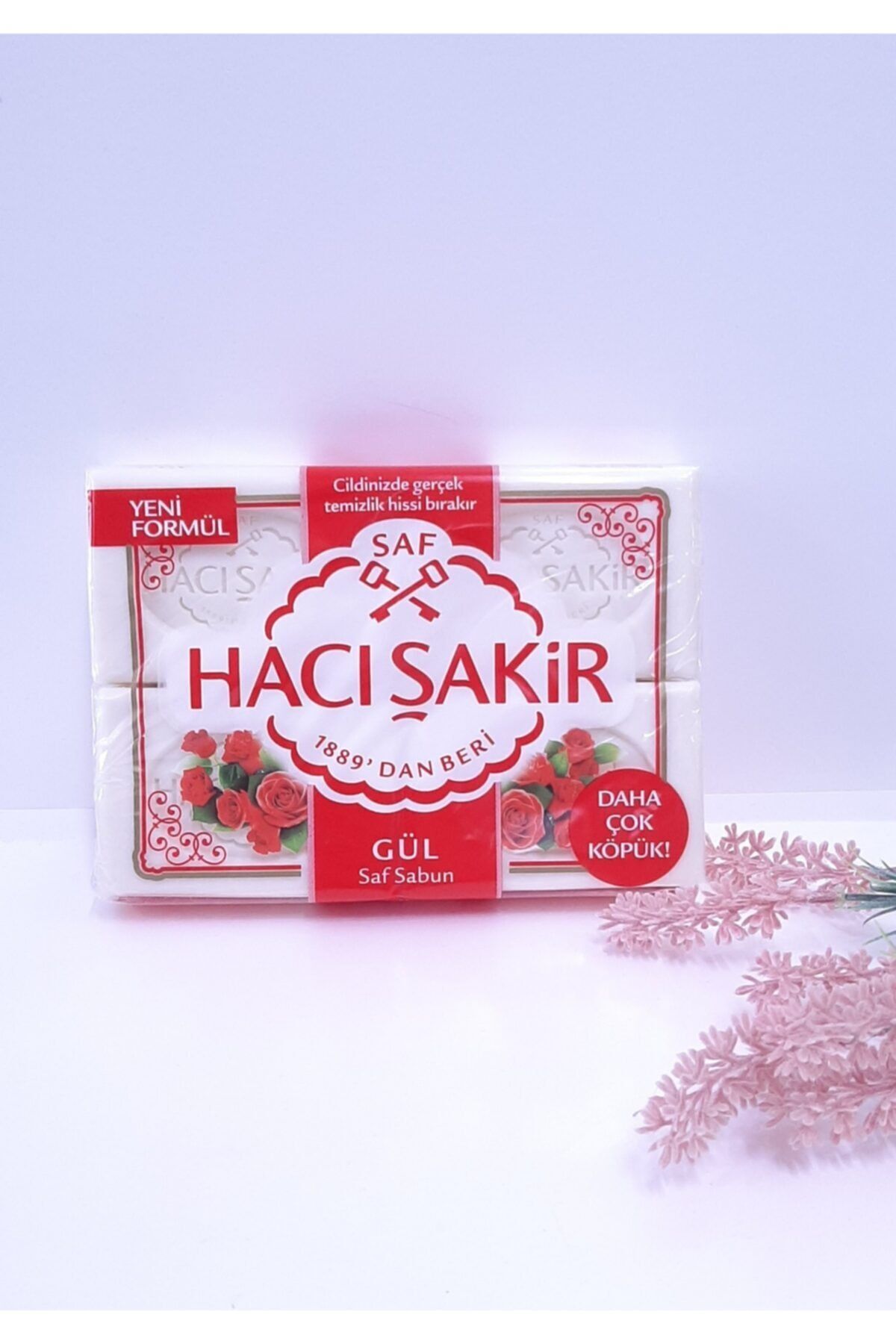 Hacı Şakir Gül Kokulu Saf Sabun 4*150 Gr