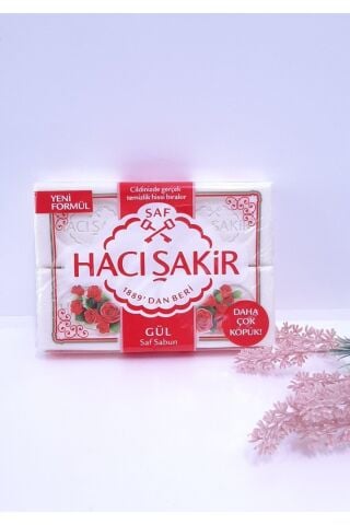 Hacı Şakir Gül Kokulu Saf Sabun 4*150 Gr