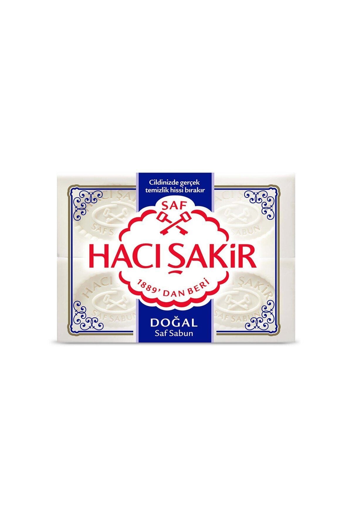 Hacı Şakir Doğal Beyaz Kalıp Sabun 4X150 G