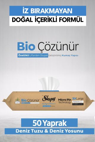 Sleepy Bio Çözülür Deniz Tuzu ve Yosunu 50 Yaprak