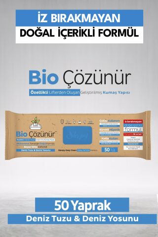 Sleepy Bio Çözülür Deniz Tuzu ve Yosunu 50 Yaprak