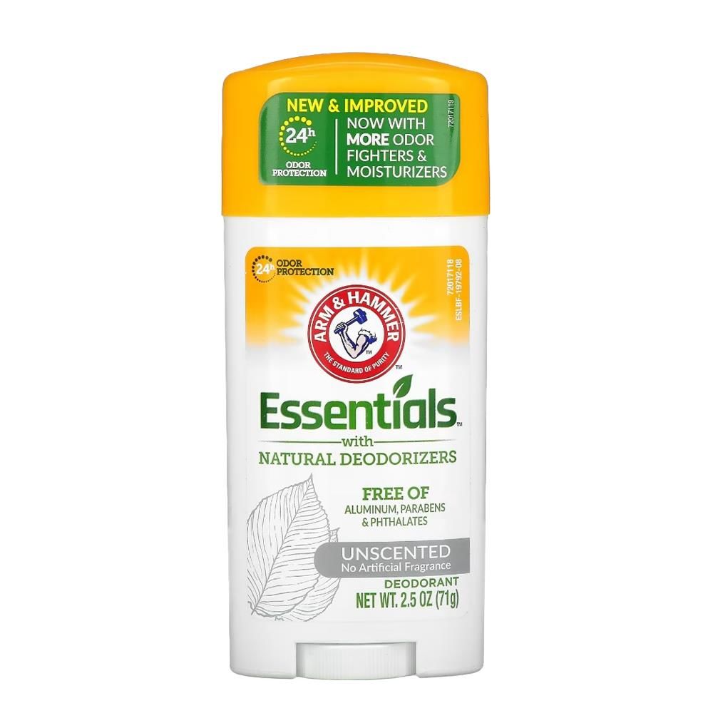 Arm & Hammer Essentials Stick Deodorant Unscented 71 gr