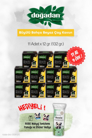 Doğadan Büyülü Bohça Beyaz Çay Kavun 11 AL 9 ÖDE ve Rosie