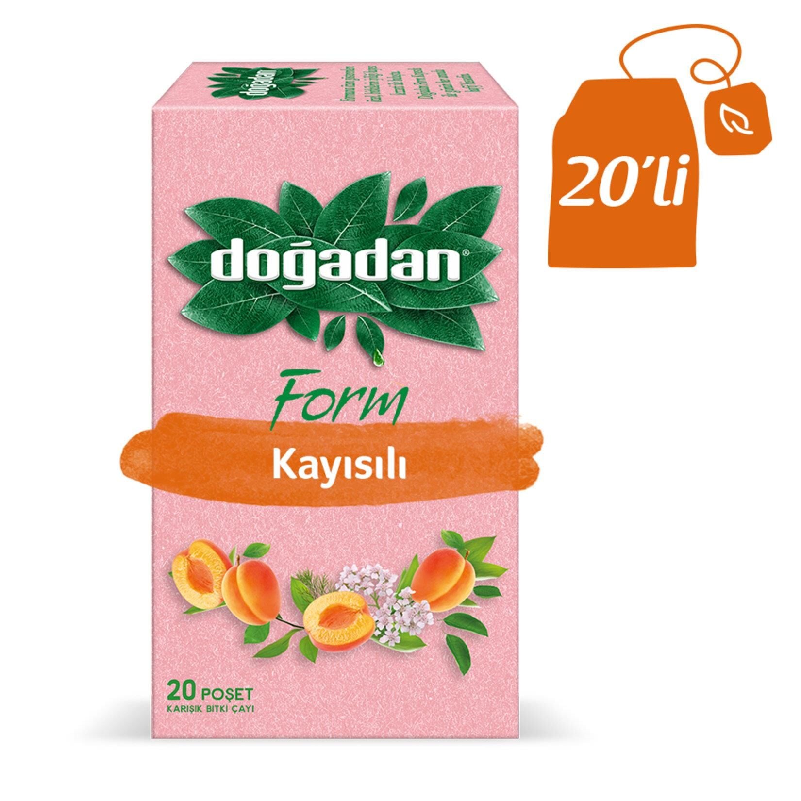 Doğadan Form Çay Kayısılı 20'li x 12