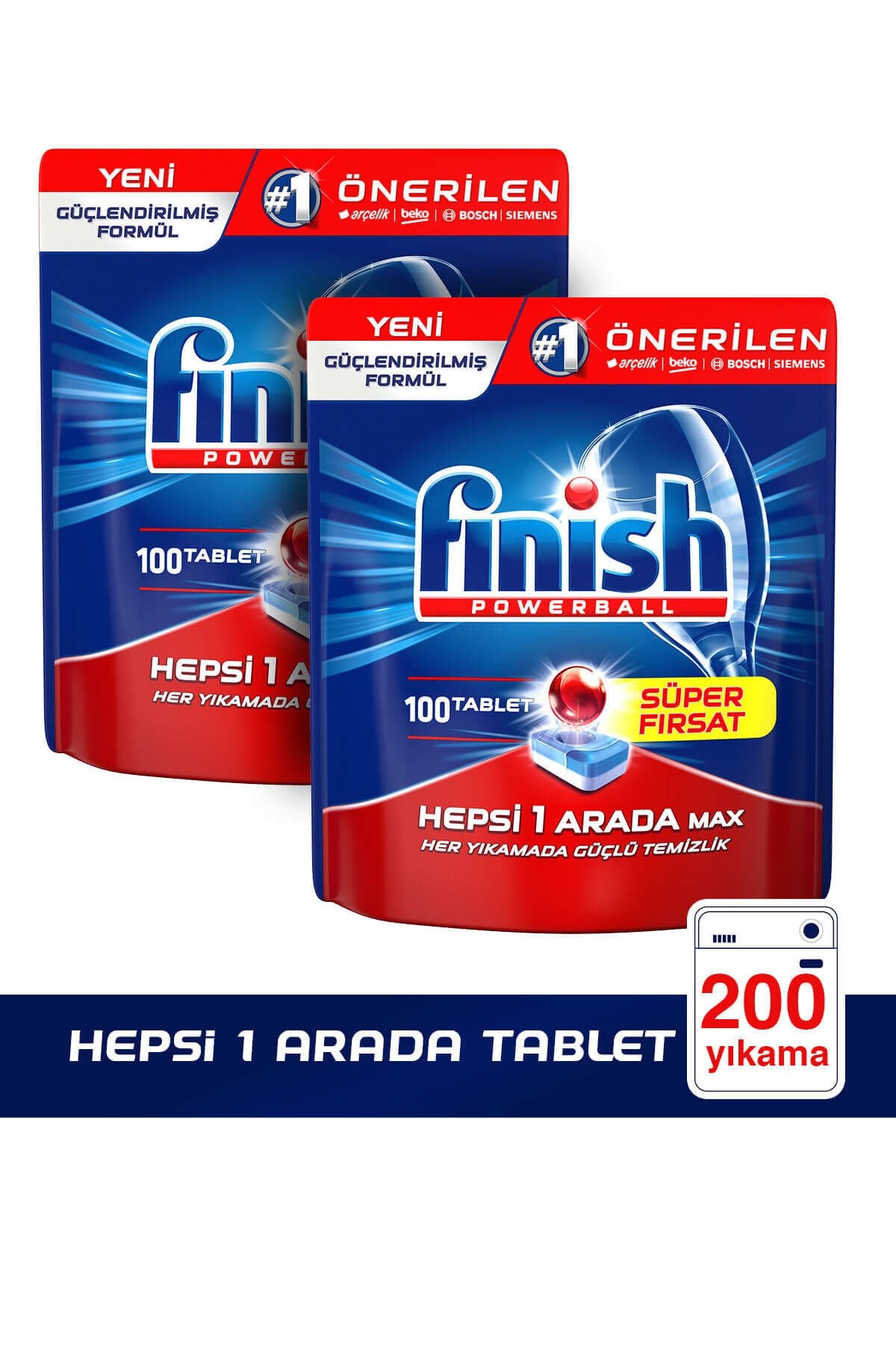 Finish Hepsi Bir Arada 100 'lü x 2