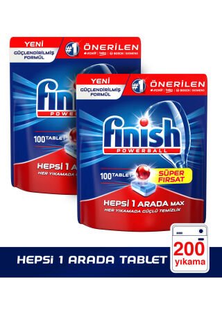 Finish Hepsi Bir Arada 100 'lü x 2