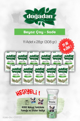 Doğadan Beyaz Çay Sade 28gr 11 AL 9 ÖDE ve Rosie