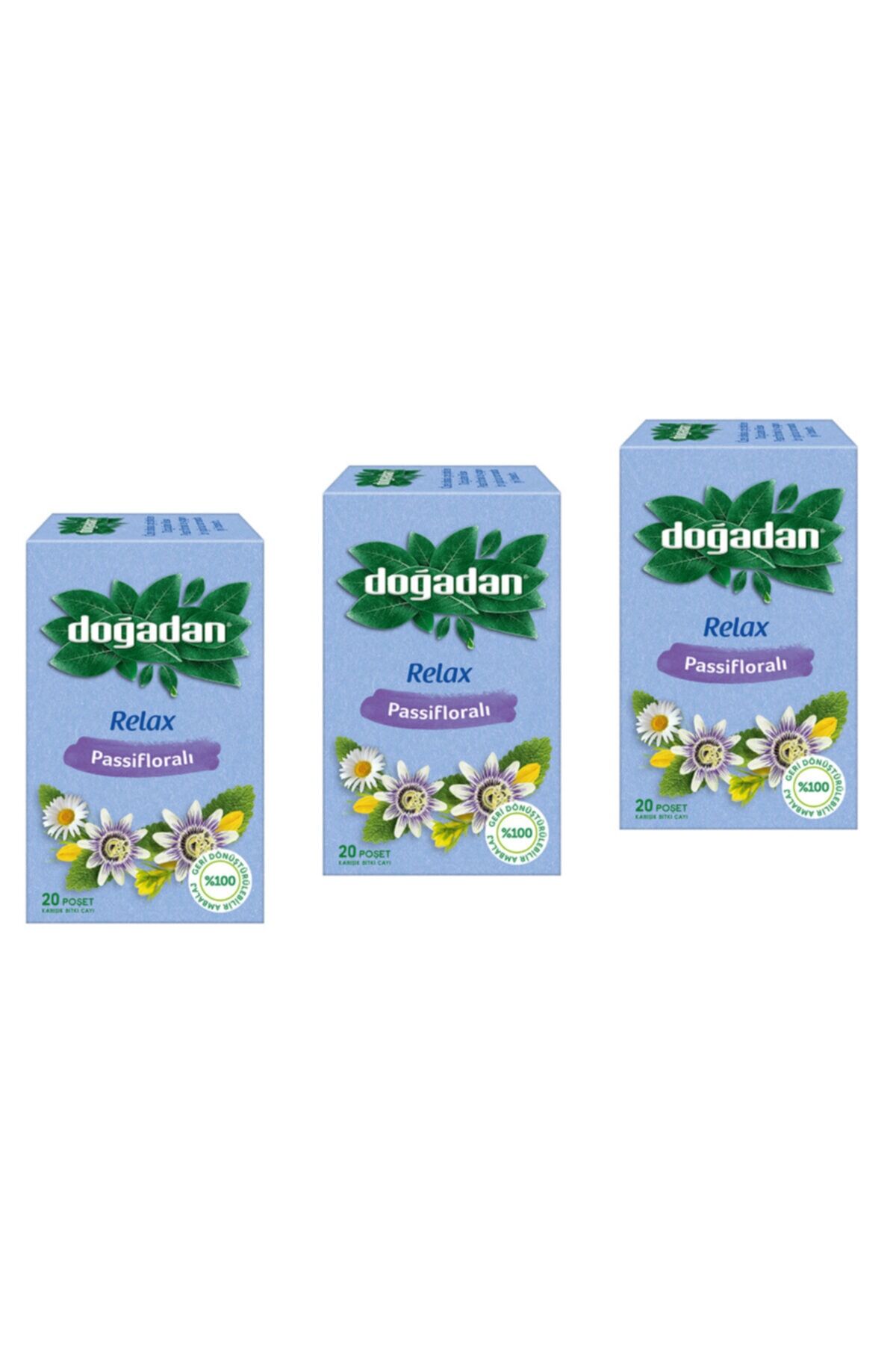 Doğadan Relax Passifloralı Bitki Çayı 20'Li