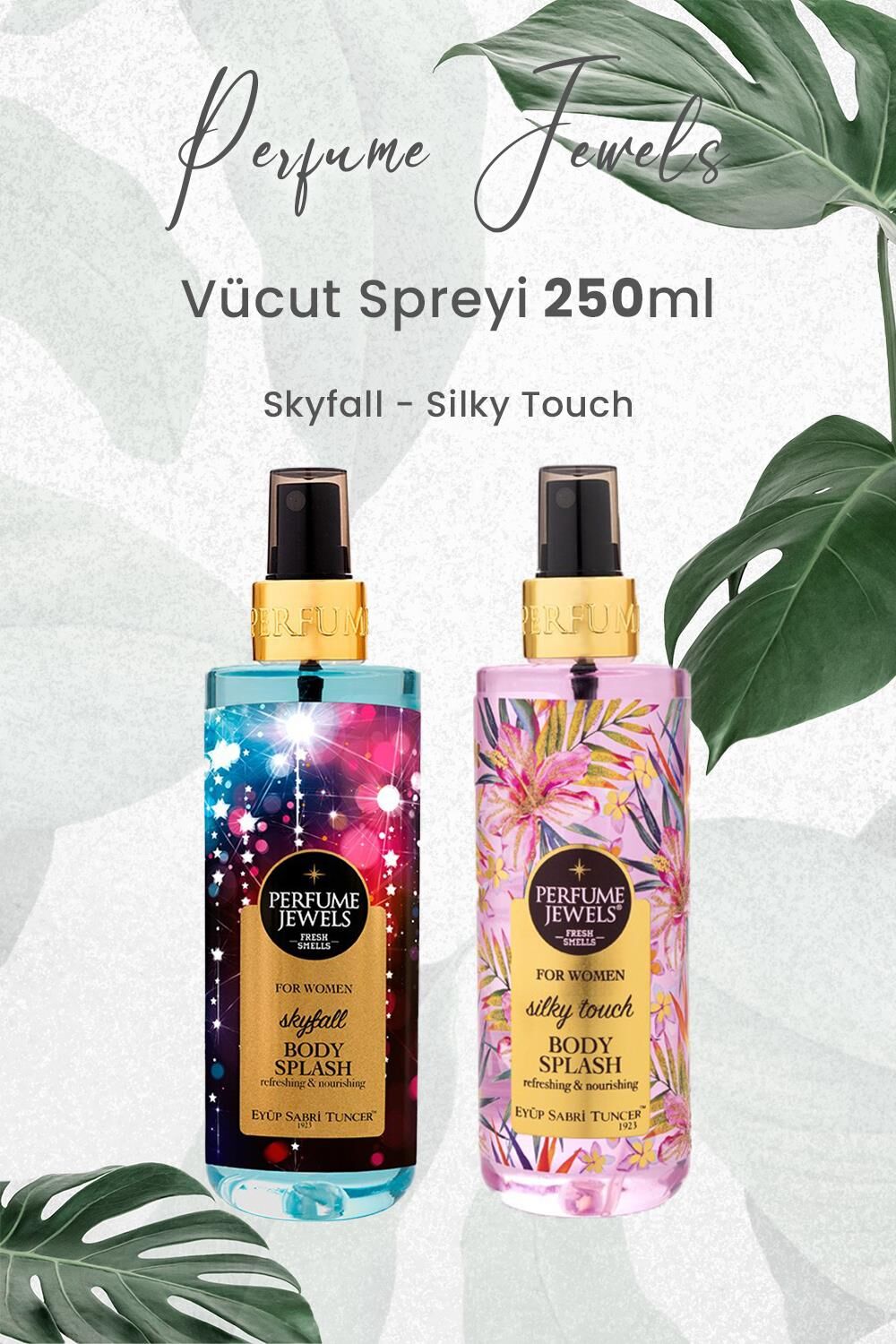 Eyüp Sabri Tuncer Vücut Spreyi Skyfall 250 ml ve Silky Touch 250 ml