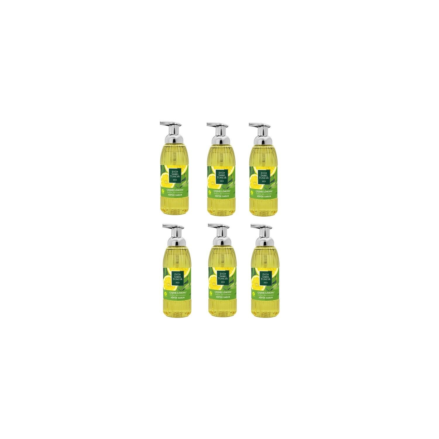 Eyüp Sabri Tuncer Çeşme Limonu Doğal Köpük Sabun 500 ml x 6 Adet