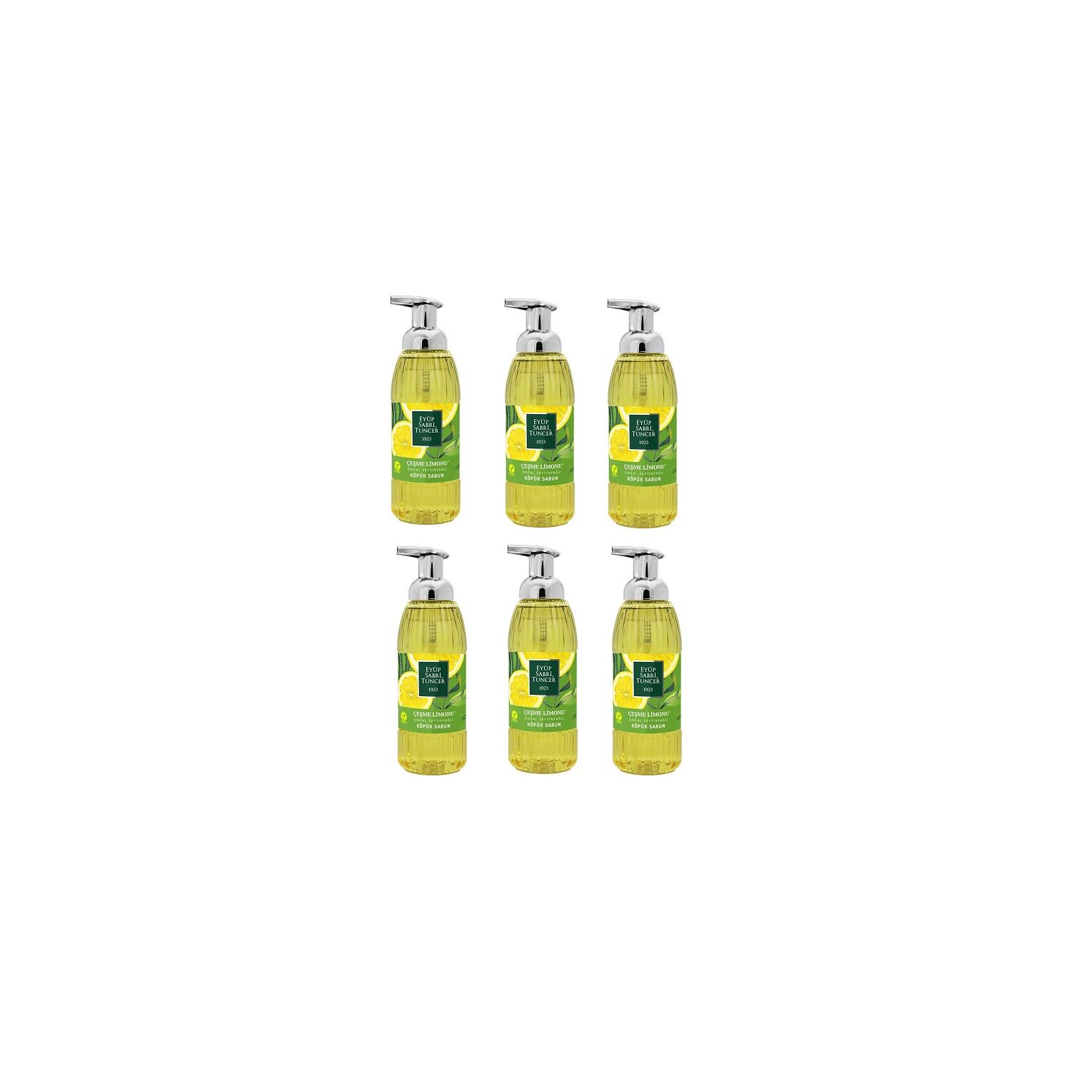 Eyüp Sabri Tuncer Çeşme Limonu Doğal Köpük Sabun 500 ml x 6 Adet