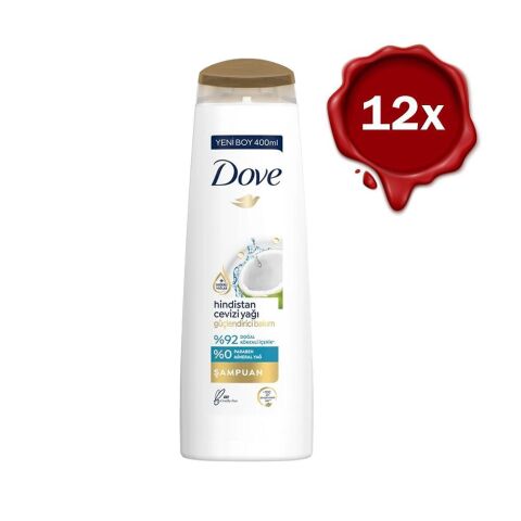Dove Saç Bakım Şampuanı Hindistan Cevizi Yağı x 12