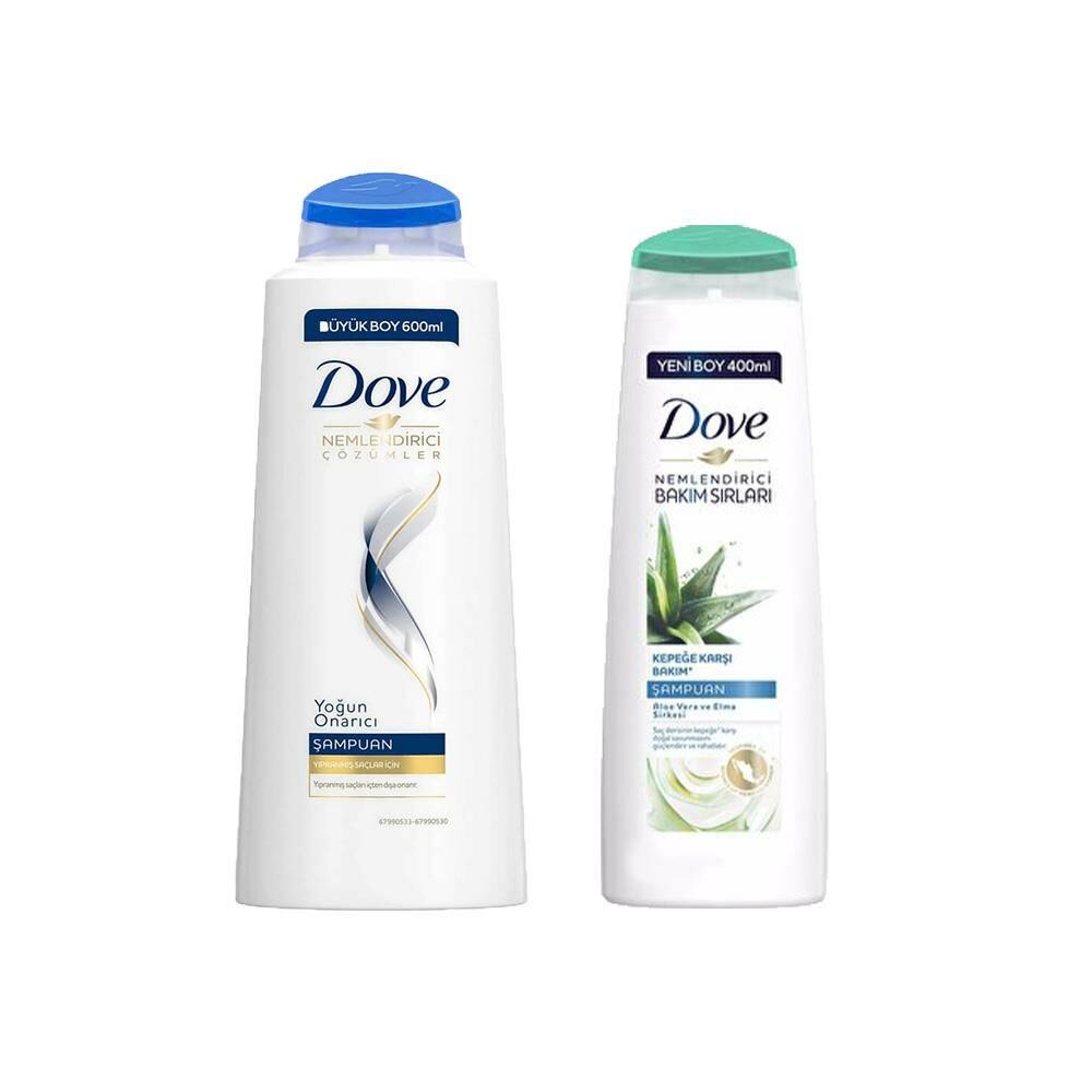 Dove Bakım Şampuanı Yoğun Onarıcı ve Aloe Vera Kepek Karşıtı