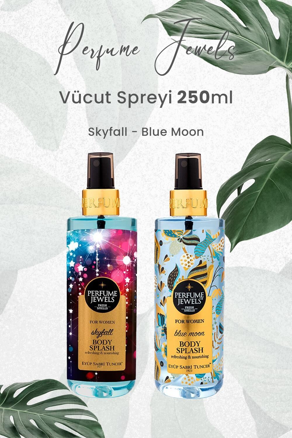 Eyüp Sabri Tuncer Vücut Spreyi Skyfall 250 ml ve Blue Moon 250 ml