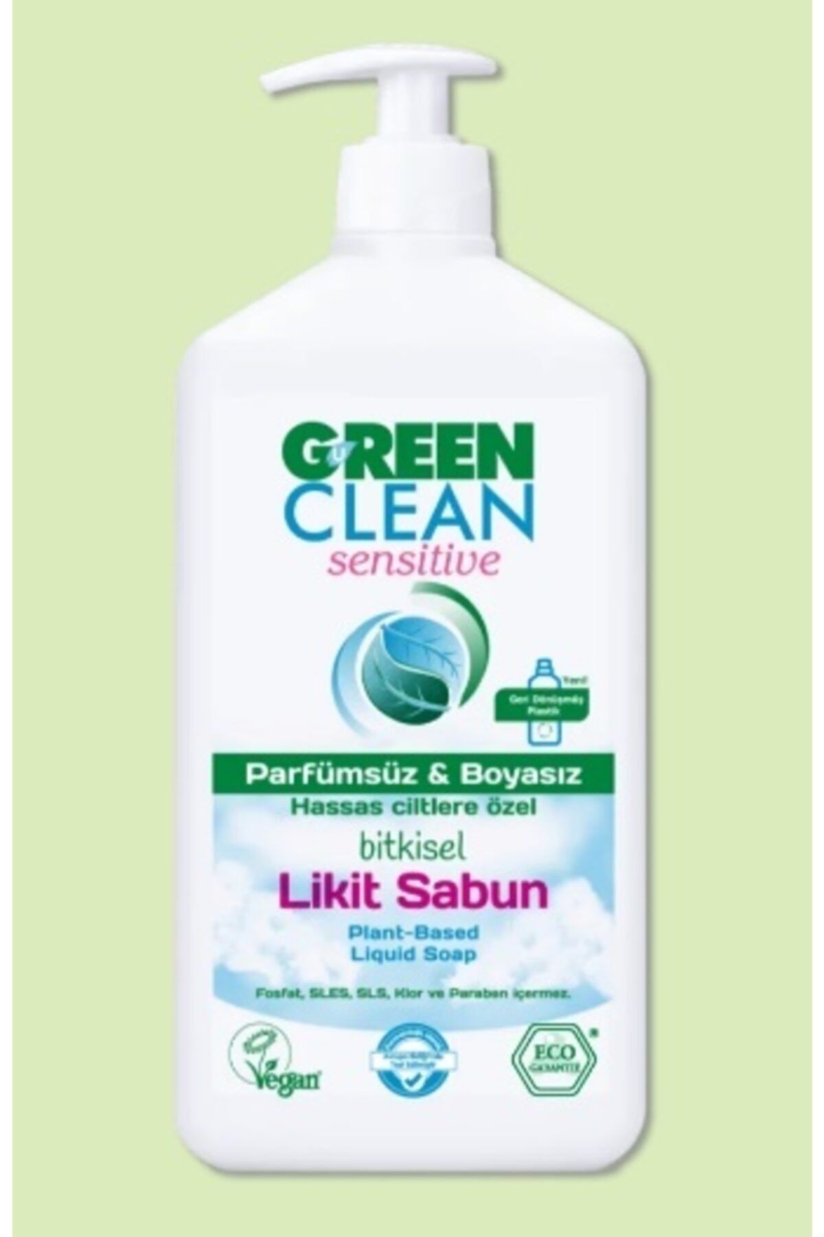 Green Clean Organik Portakal Yağlı Bitkisel Likit Sabun (500 Ml)