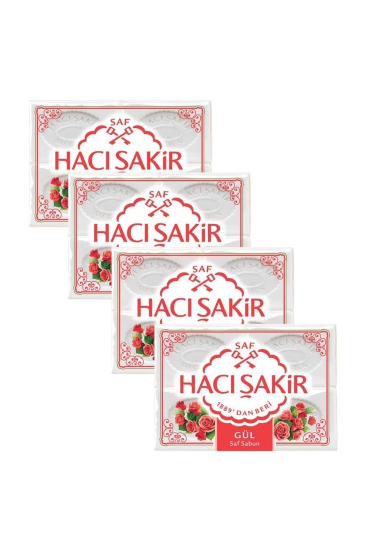 Hacı Şakir Gül Kalıp Sabun 4x150gr - 4 Adet