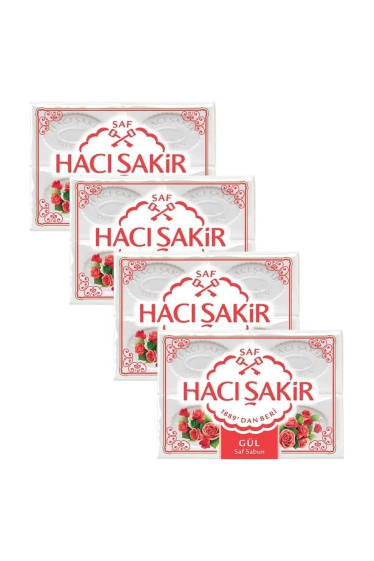 Hacı Şakir Gül Kalıp Sabun 4x150gr - 4 Adet