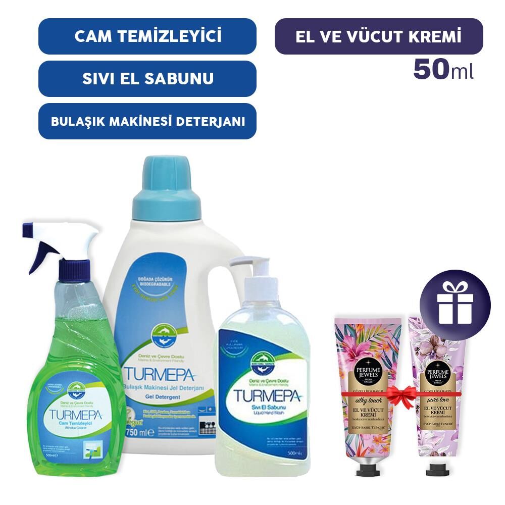 Turmepa Ev Temizlik Seti 1, El Kremleri Hediye