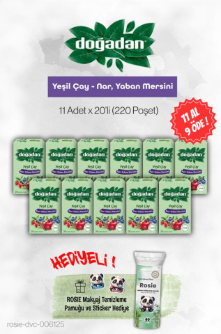 Doğadan Yeşil Çay Nar Yaban Mersini 11 AL 9 ÖDE ve Rosie