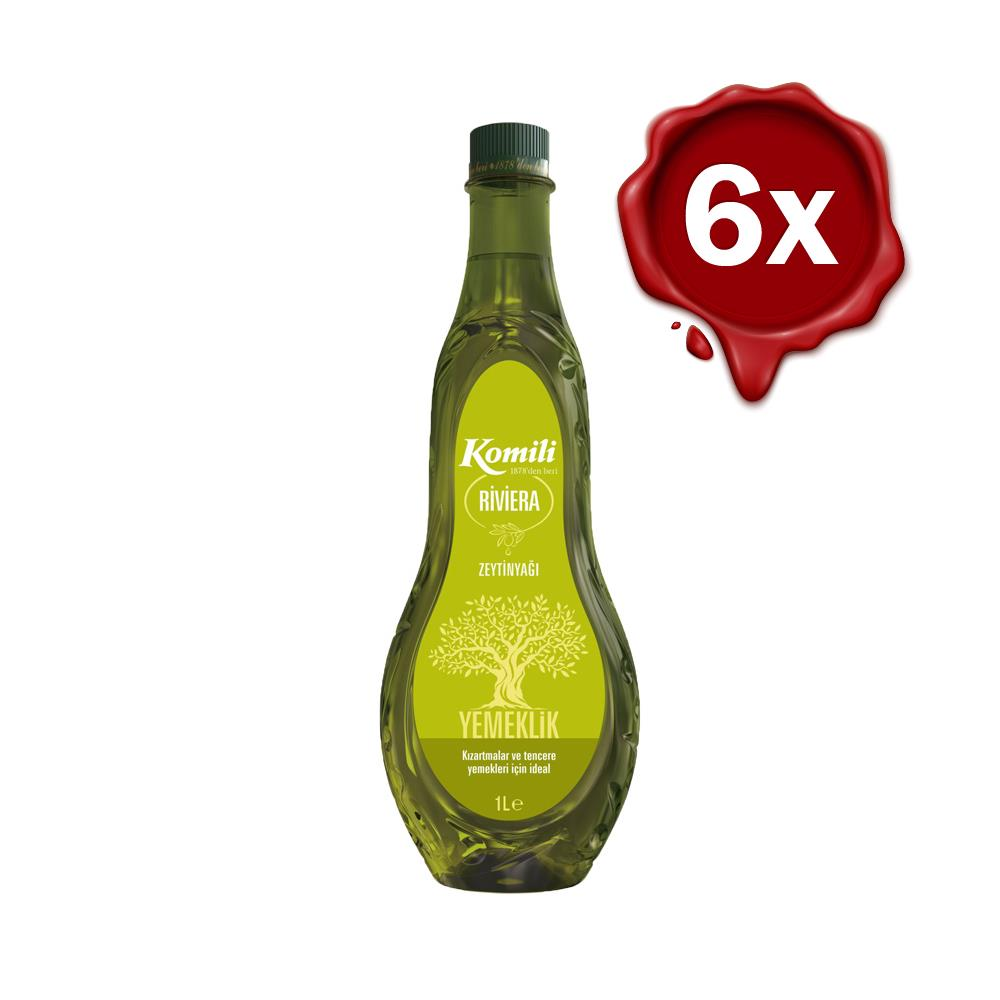 Komili Riviera Zeytinyağı 1 L x 6