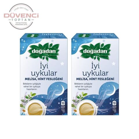 Doğadan İyi Uykular Çayı Melisa ve Hint Fesleğeni 18'li Paket x 2 adet