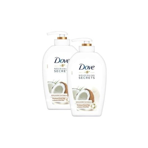 Dove Hindistan Cevizi Yağı ve Badem Sütü Özlü Nemlendiricili Sıvı Sabun x 2