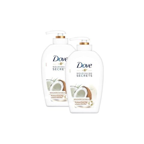 Dove Hindistan Cevizi Yağı ve Badem Sütü Özlü Nemlendiricili Sıvı Sabun x 2